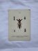 Old naturalist engraving botanical plate insect butterfly