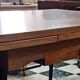 Vintage table formica feet metal extension cords