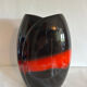 Vintage West Germany vase 660/24 in glazed ceramic.