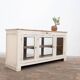 Ancien comptoir vitrine en bois peint – début XXe siècle