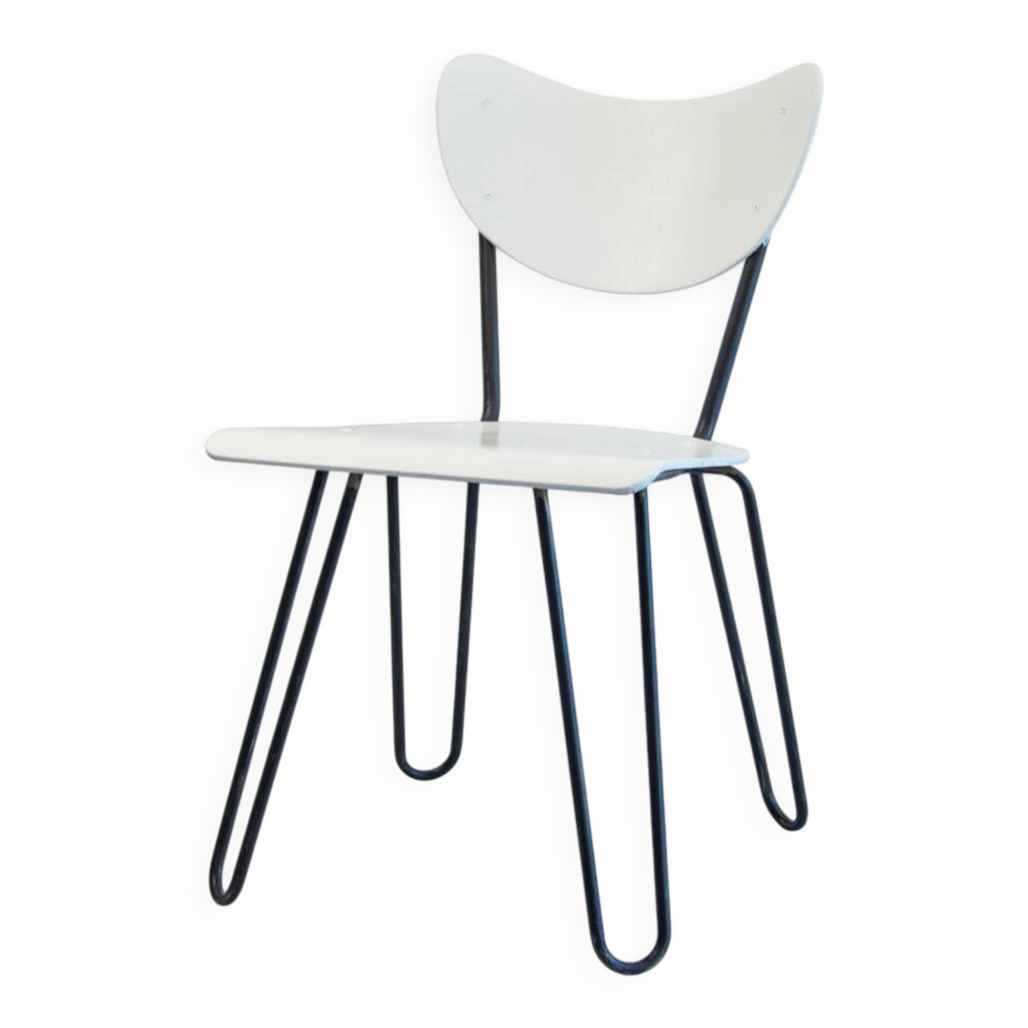 Chaises en contreplaqué rétro Lemafa