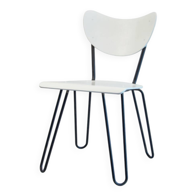 Chaises en contreplaqué rétro Lemafa