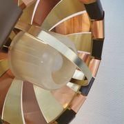 Hanging lamp from the 1970-80s, designed by Danish Werner Schou for his own company Coronell Elektro