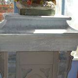 wooden and zinc base