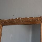 Mirror in time Golden stucco restoration 126x212cm