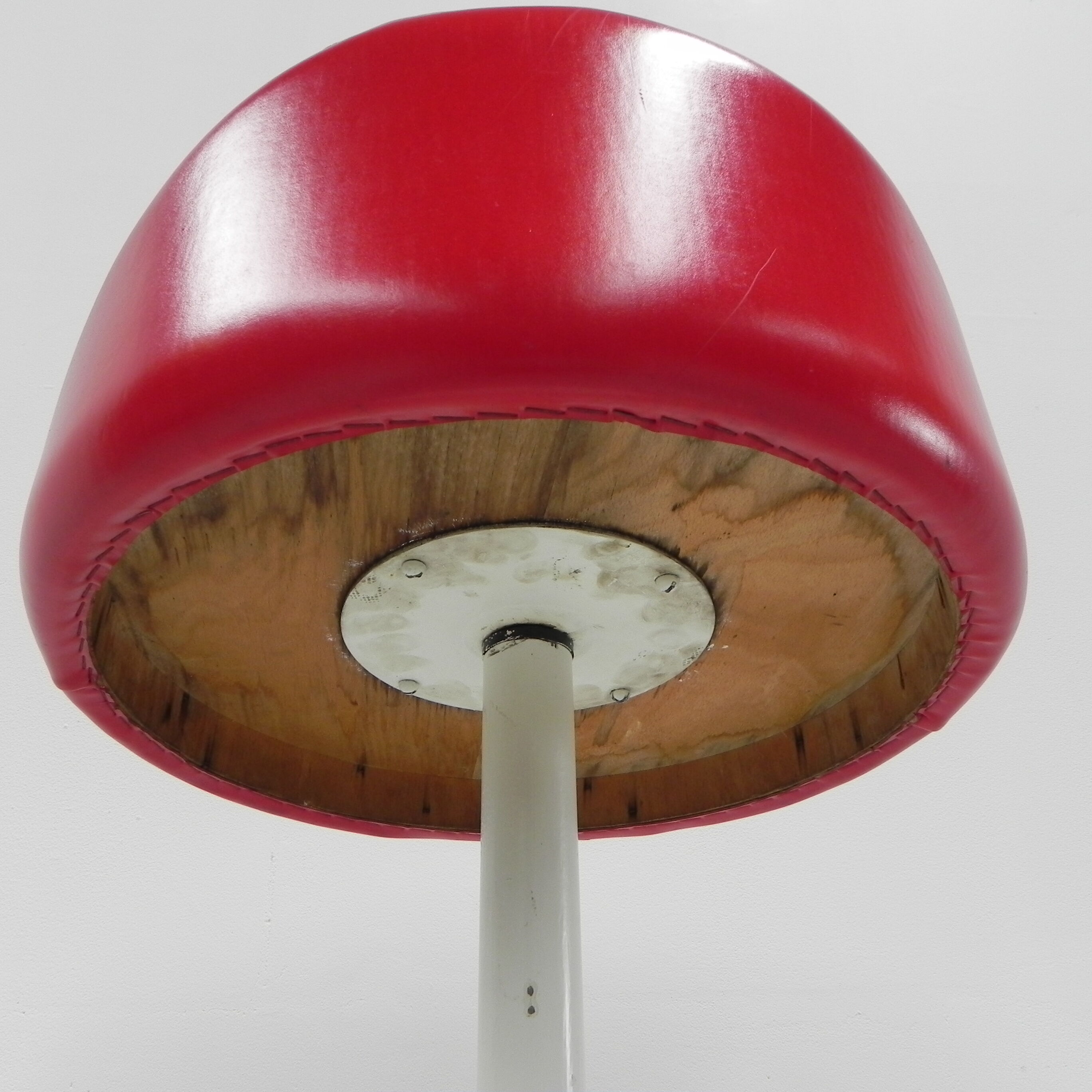 2 vintage bar stools with swivel seat