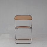 Lot de 4 chaises pliantes vintage Plia de Giancarlo Piretti, années 1970