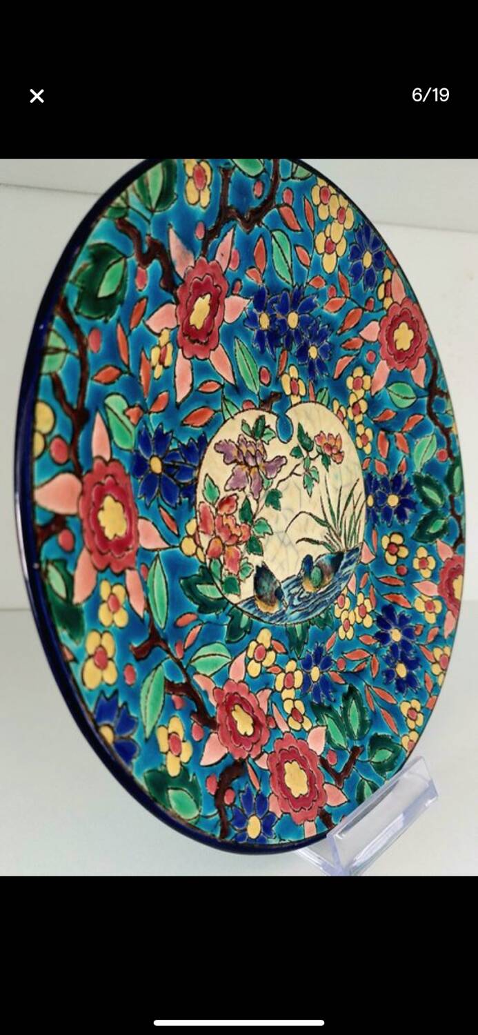 Longwy André Masson Plate