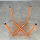 Vintage Ikea Vasteron stool, orange steel wire, 1990s