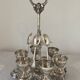 Old egg tree silver metal