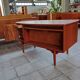 Scandinavian oval desk in teak from the 1960s.