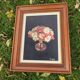 Oil canvas painting Cherries and Anemones