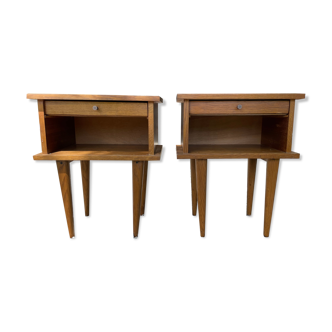 Duo of bedside tables