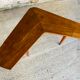 Vintage Scandinavian boomerang coffee table with folding extensions by Samcom, 1960