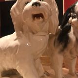 Rare pair of porcelain dogs from Czechoslovakia
