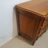 Commode merisier massif régence XIV