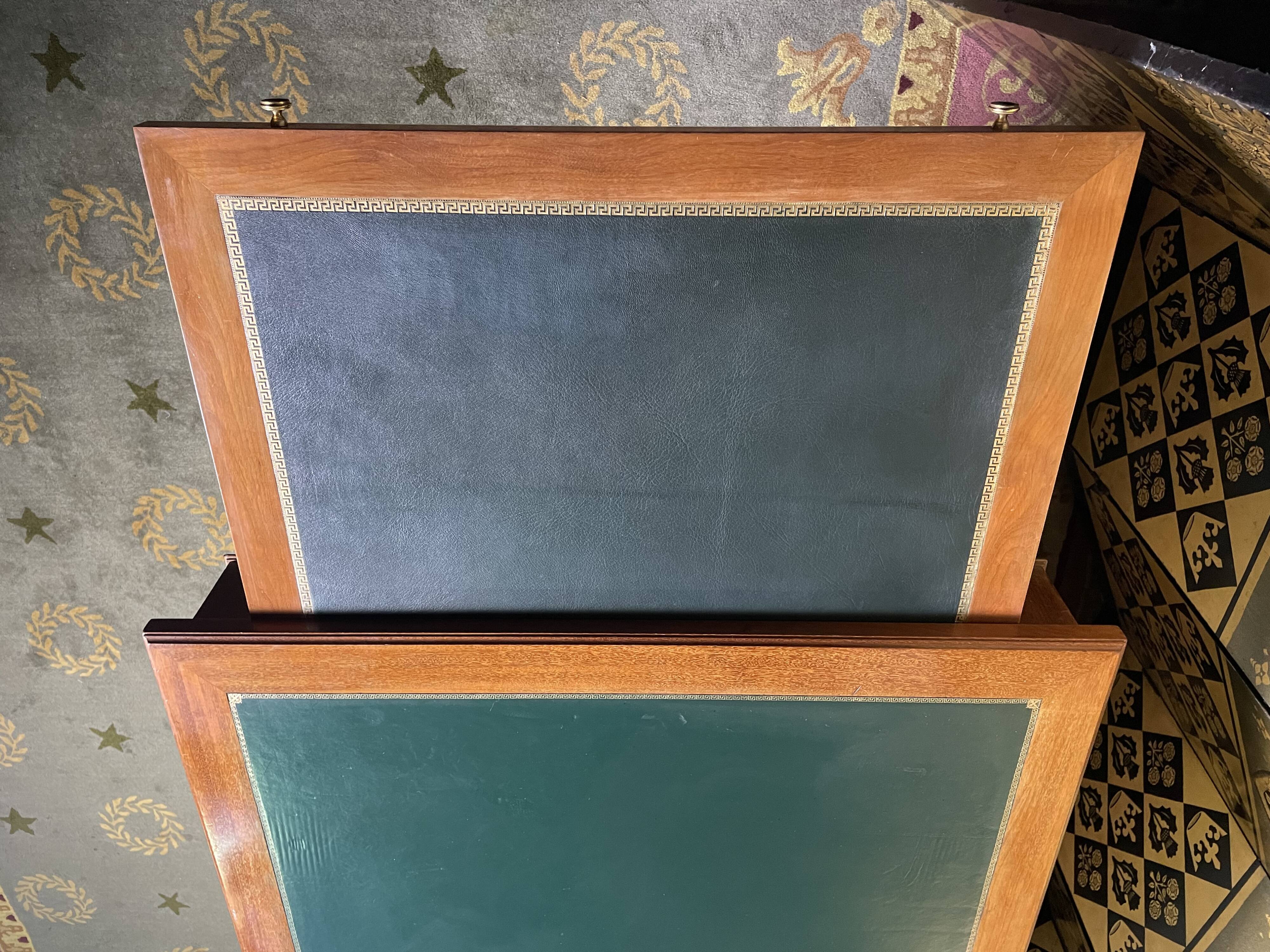 Louis XVI style flat desk in mahogany