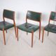 3 x chaises Niels Møller modèle 80