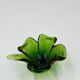 Biomorphic glass bowl from Murano attributed to Flavio Poli.