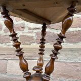 Selette wooden plant holder art deco barley rosary design