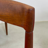 3 teak dining chairs by H. W. Klein for Bramin, 1960s