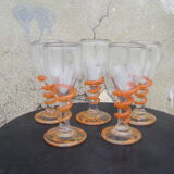 Handmade stemware or ice cups