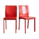Paire de chaises en cuir