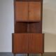 Meuble d'angle en teck,  Vintage Scandinave 1960s