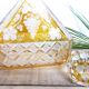 Engraved and cut crystal decanter