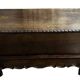 Louis XV style kneading trough in solid walnut