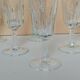 Service 24 pieces vintage foot glasses 70s