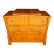 Commode en ronce de noyer XXème