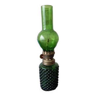 Green kerosene lamp