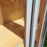 Art Deco 3-door glass bookcase