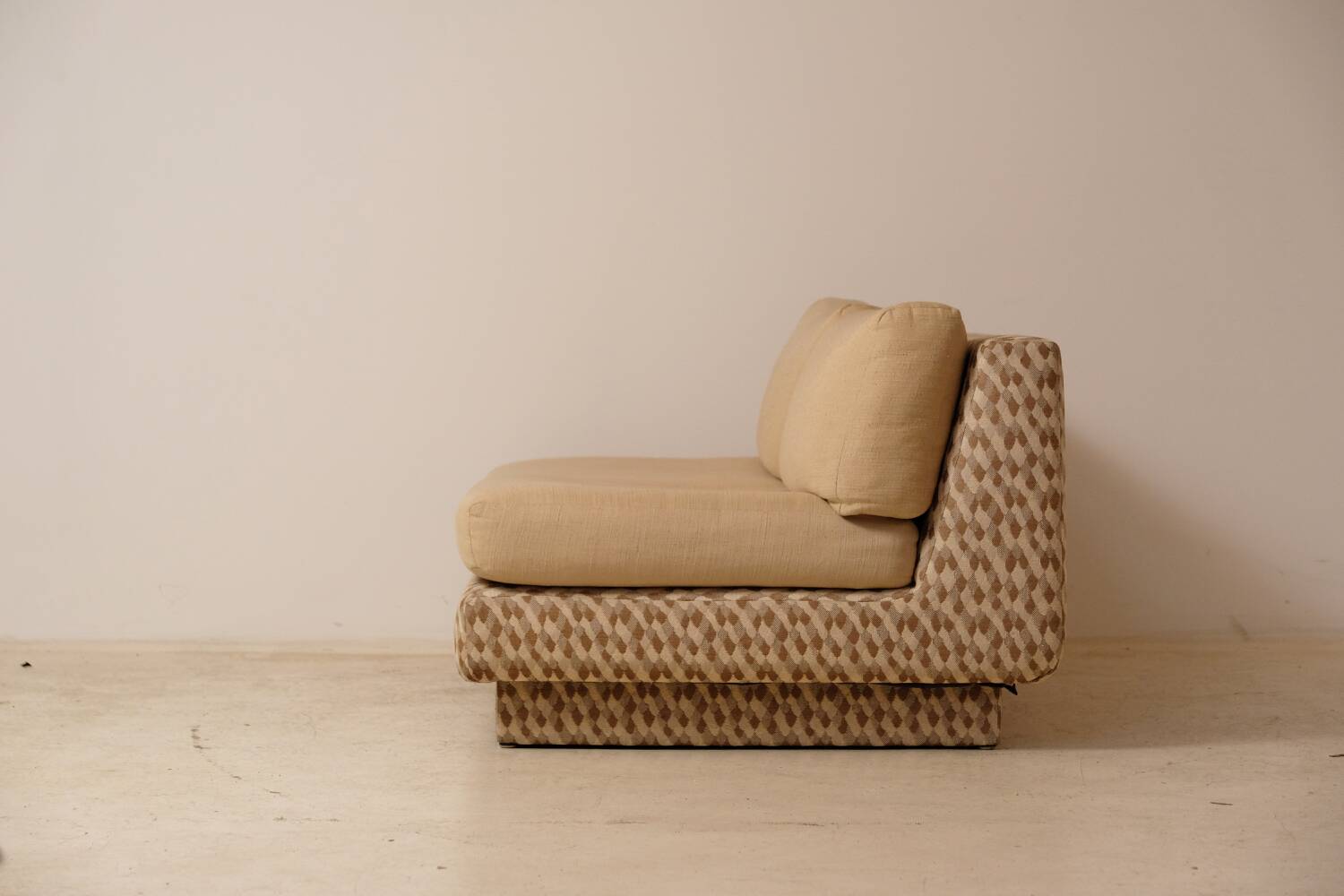 Banquette canapé 2 places 1970