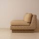 1970s two-seater sofa bench