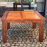 Extendable dining table in solid acacia 190cm