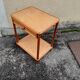 Bamboo bedside and wicker