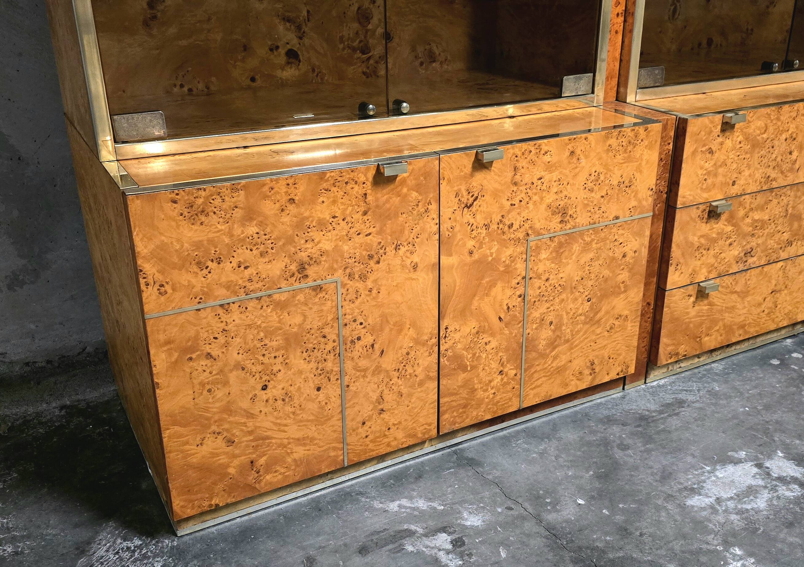 Display cabinet set designed by Jean-Claude Mahey for Roche Bobois 1970