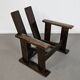 Brutalist armchair from the 1960s