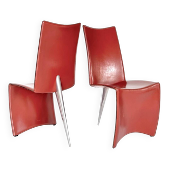 4 chaises "Ed Archer" , Philippe Starck, Driade, 1980's