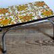Vintage floral formica footrest stool