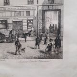 Gravure ancienne encadrée