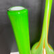 Pair of large flower vases in glass paste from the 70s-80s.