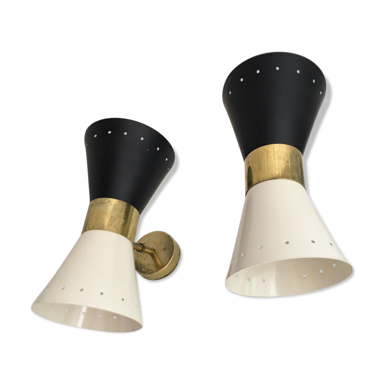 Pair of Italian design sconces 50