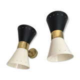 Pair of Italian design sconces 50