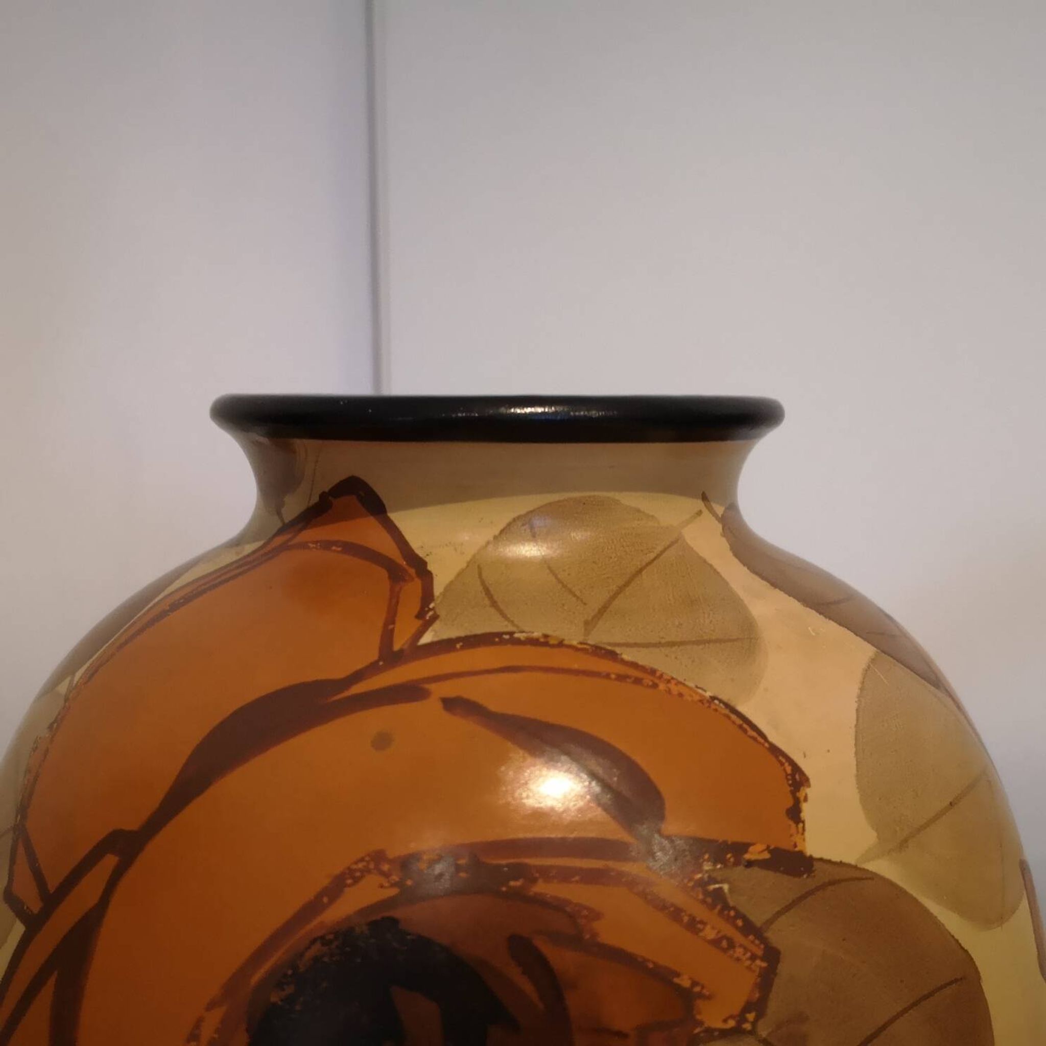 Vase céramique louis giraud vallauris art deco 1940 biot