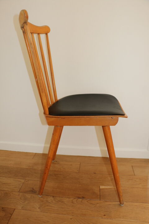 4 chairs baumann v5 skaï black light beech