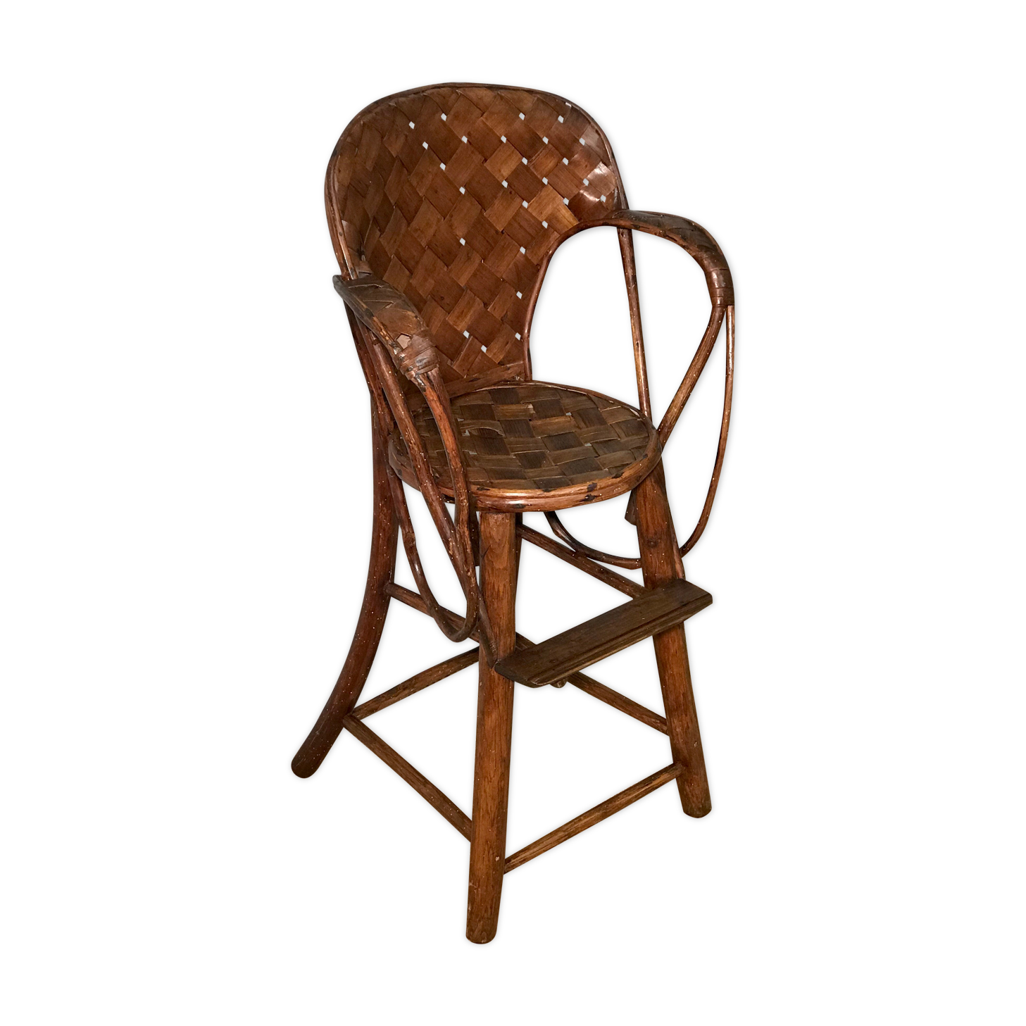 Child chair in chestnut