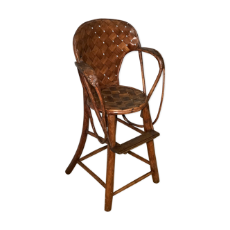 Child chair in chestnut